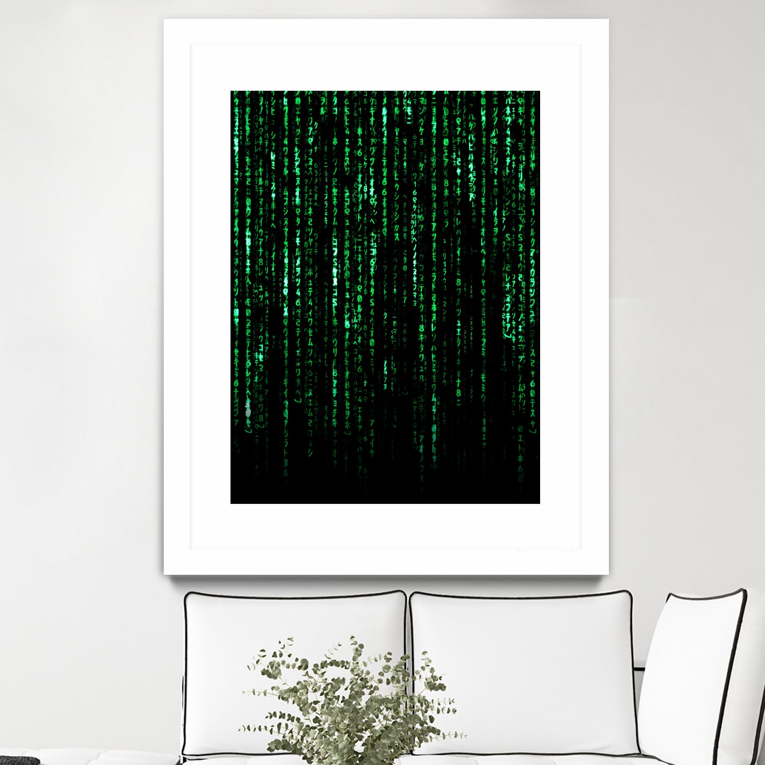 The Matrix Code by Nikita Abakumov on GIANT ART - black digital painting