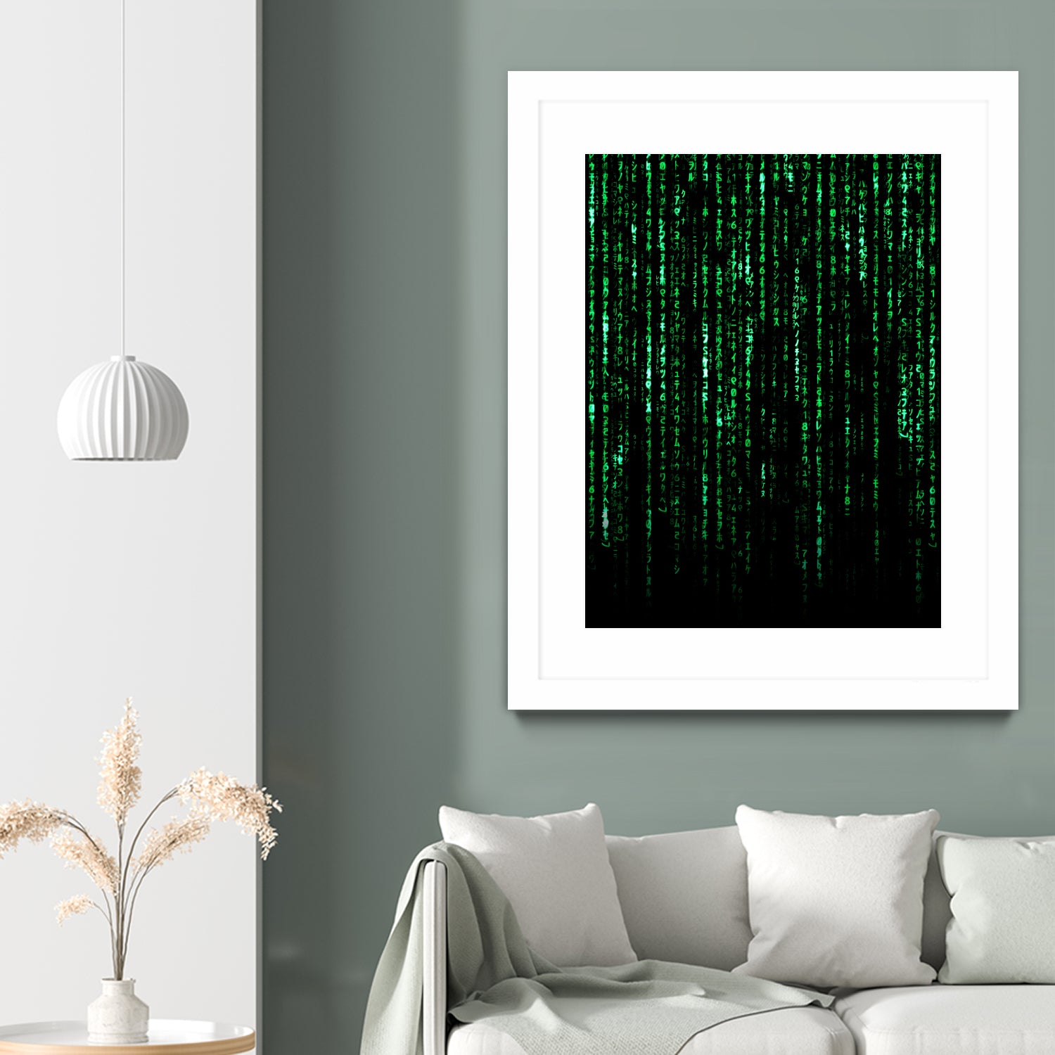 The Matrix Code by Nikita Abakumov on GIANT ART - black digital painting