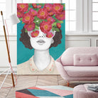 The optimist // rose tinted glasses by Laura Graves on GIANT ART - pink digital drawing