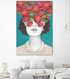 The optimist // rose tinted glasses by Laura Graves on GIANT ART - pink digital drawing