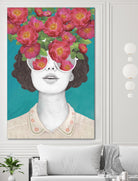 The optimist // rose tinted glasses by Laura Graves on GIANT ART - pink digital drawing