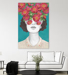 The optimist // rose tinted glasses by Laura Graves on GIANT ART - pink digital drawing