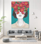 The optimist // rose tinted glasses by Laura Graves on GIANT ART - pink digital drawing