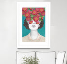 The optimist // rose tinted glasses by Laura Graves on GIANT ART - pink digital drawing