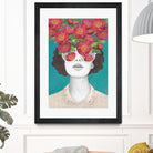 The optimist // rose tinted glasses by Laura Graves on GIANT ART - pink digital drawing