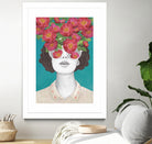 The optimist // rose tinted glasses by Laura Graves on GIANT ART - pink digital drawing