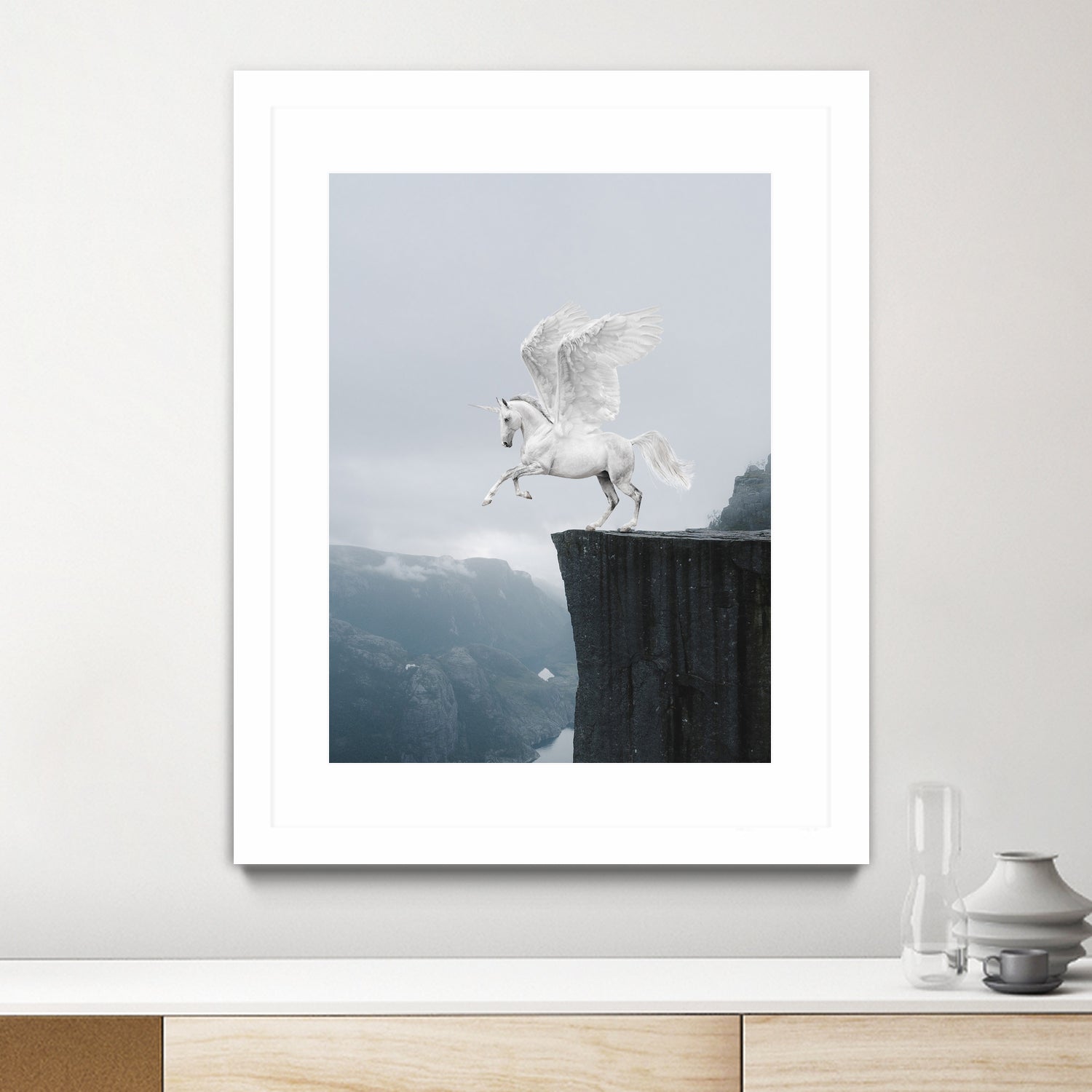 pegasus by Murat Akyol on GIANT ART - white digital painting