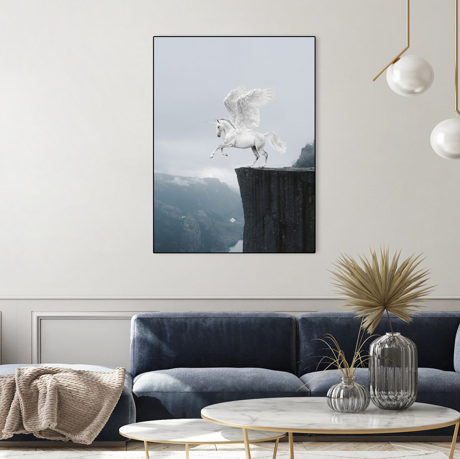 pegasus by Murat Akyol on GIANT ART - white digital painting