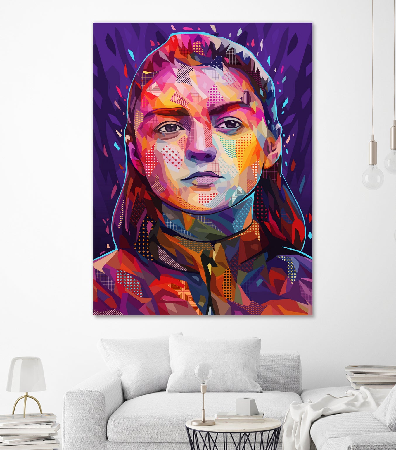 Pop Arya Stark by Alessandro Pautasso on GIANT ART - fuchsia digital painting