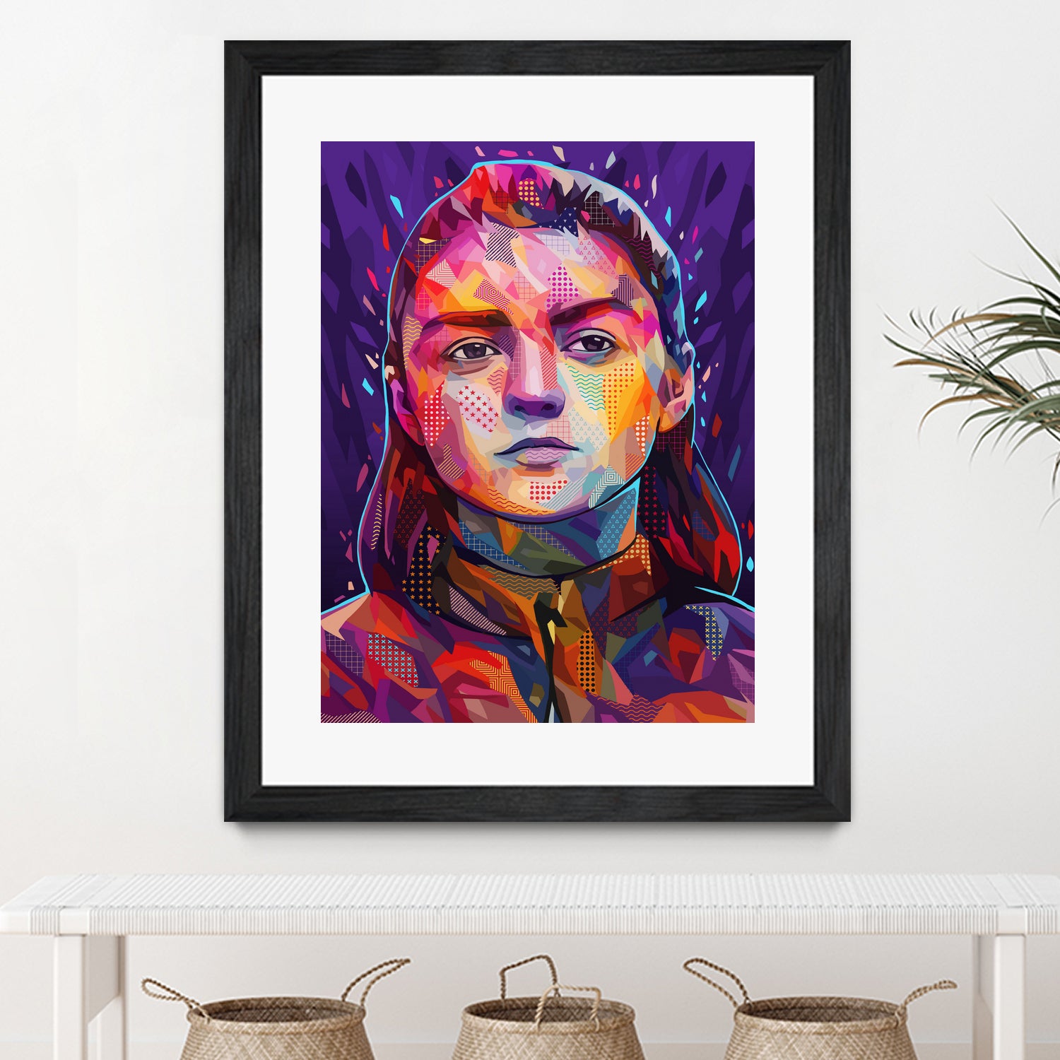 Pop Arya Stark by Alessandro Pautasso on GIANT ART - fuchsia digital painting