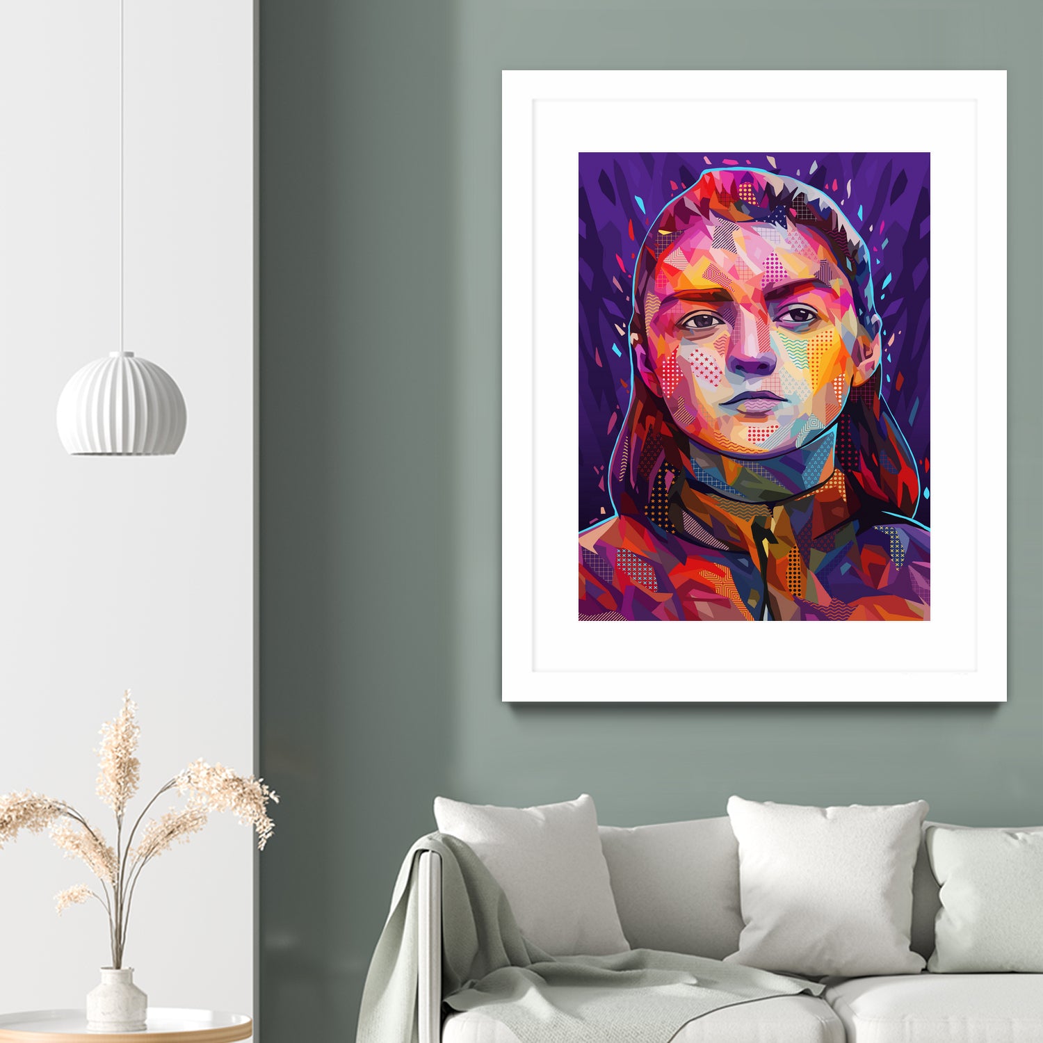 Pop Arya Stark by Alessandro Pautasso on GIANT ART - fuchsia digital painting