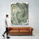 Abstract Marble Painting III by Amir Faysal on GIANT ART - gray digital painting