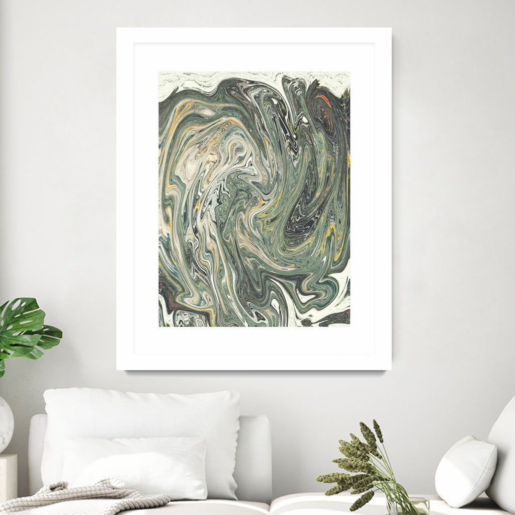 Abstract Marble Painting III by Amir Faysal on GIANT ART - gray digital painting