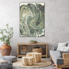 Abstract Marble Painting III by Amir Faysal on GIANT ART - gray digital painting