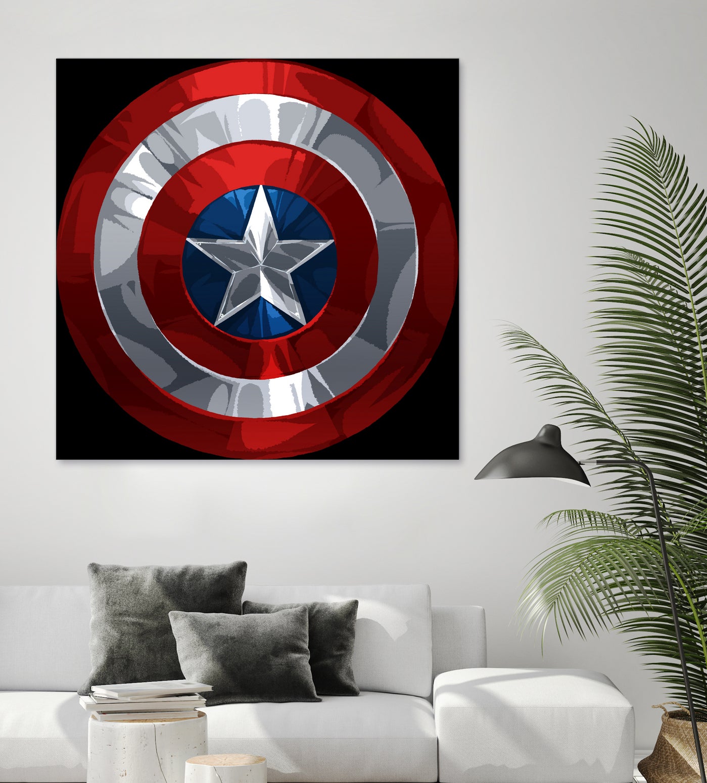 The Shield by Nikita Abakumov on GIANT ART - black digital painting