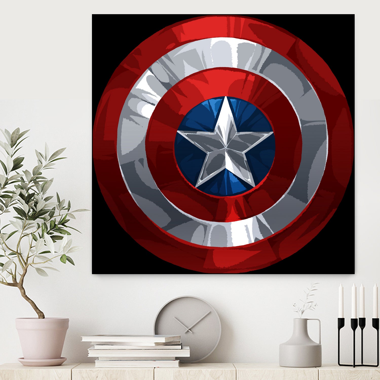 The Shield by Nikita Abakumov on GIANT ART - black digital painting