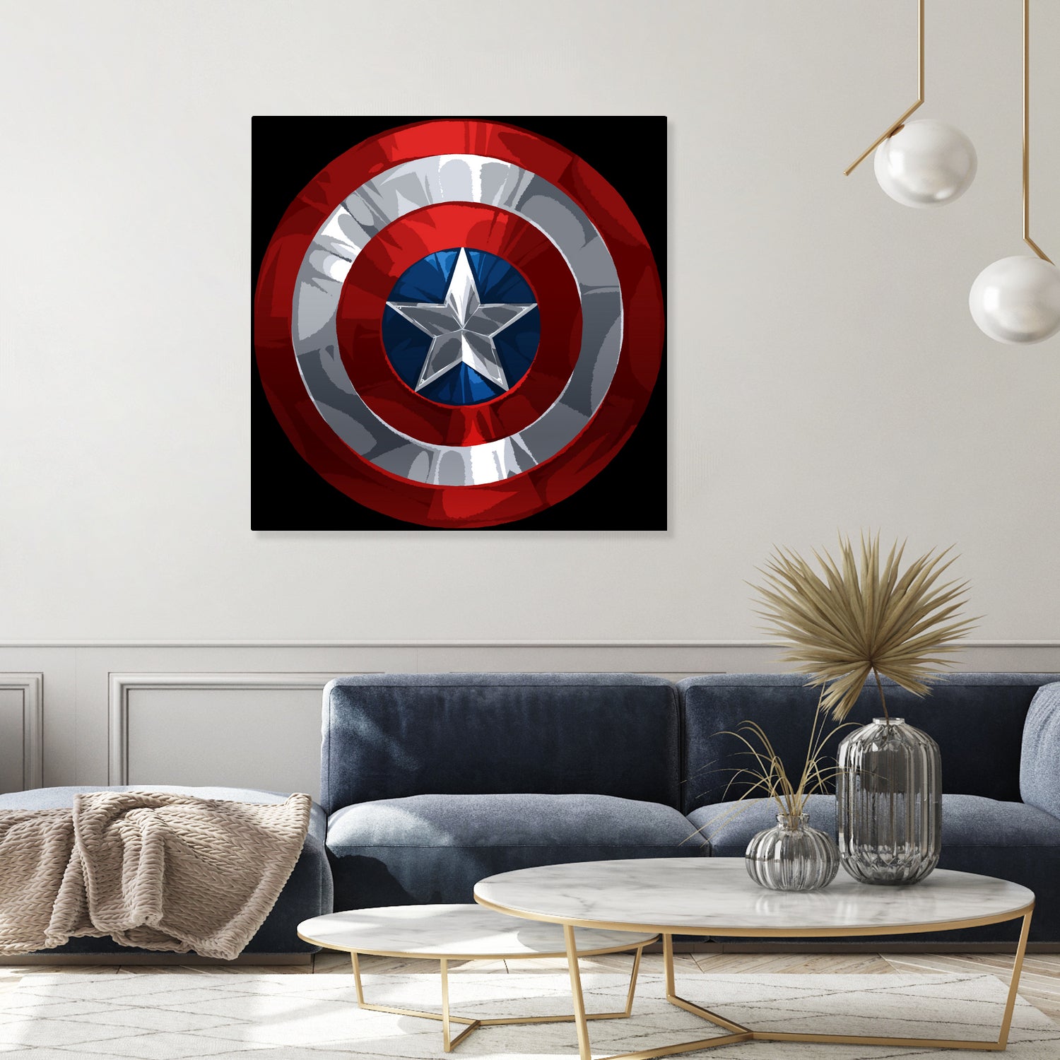 The Shield by Nikita Abakumov on GIANT ART - black digital painting