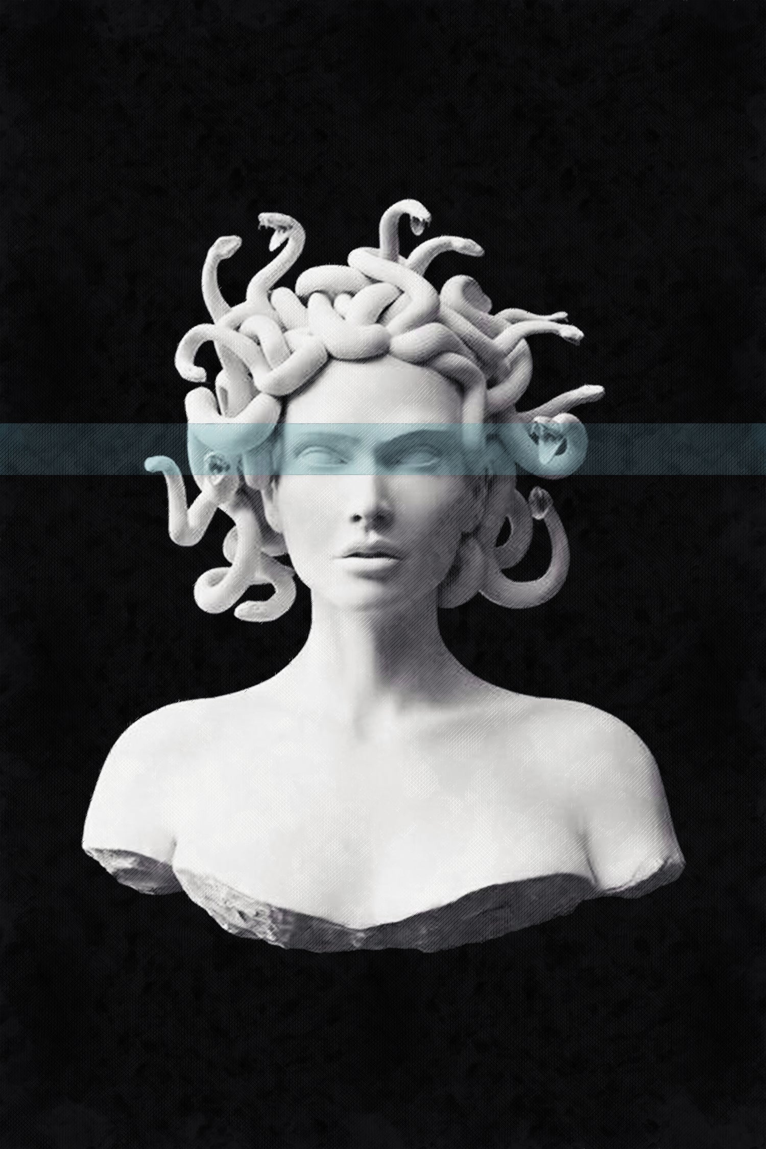 Medusa by Menelaos Trompoukis on GIANT ART - black digital painting