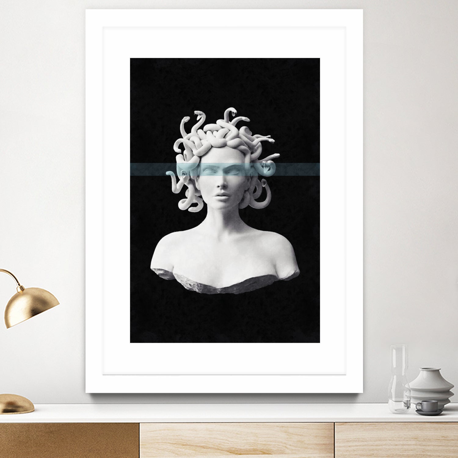 Medusa by Menelaos Trompoukis on GIANT ART - black digital painting