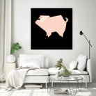 Paper Pigs (Patterns Please) by Lalaine Lim on GIANT ART - pink character design