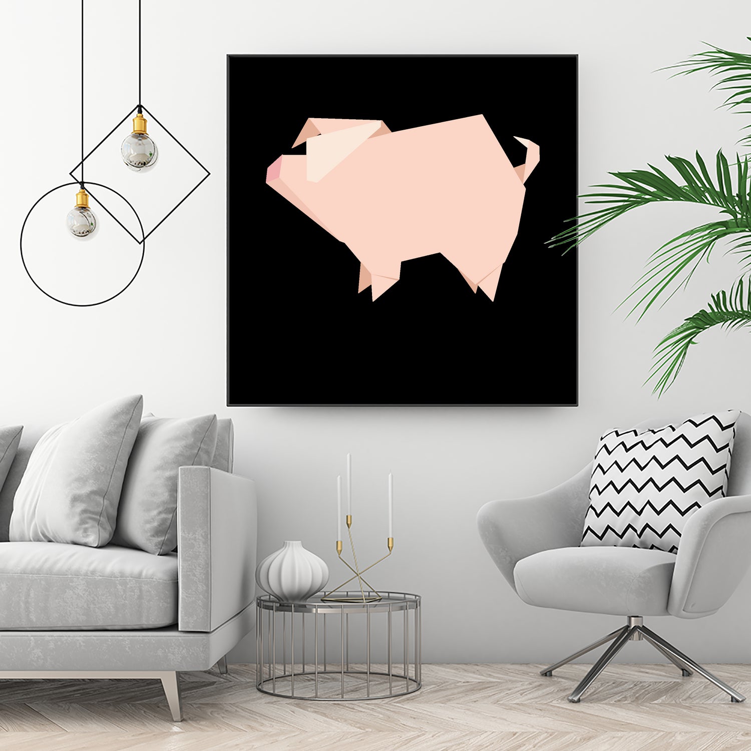 Paper Pigs (Patterns Please) by Lalaine Lim on GIANT ART - pink character design