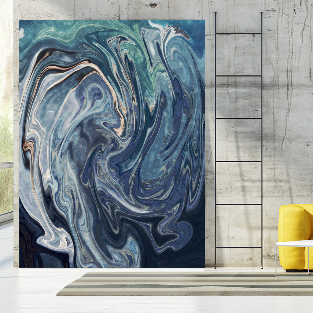 Abstract Marble Painting by Amir Faysal on GIANT ART - gray digital painting