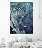 Abstract Marble Painting by Amir Faysal on GIANT ART - gray digital painting