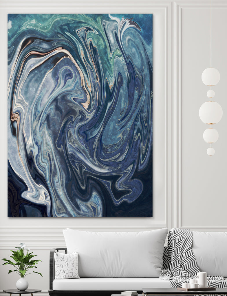 Abstract Marble Painting by Amir Faysal on GIANT ART - gray digital painting