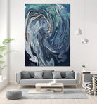 Abstract Marble Painting by Amir Faysal on GIANT ART - gray digital painting