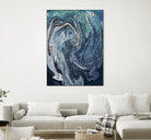 Abstract Marble Painting by Amir Faysal on GIANT ART - gray digital painting