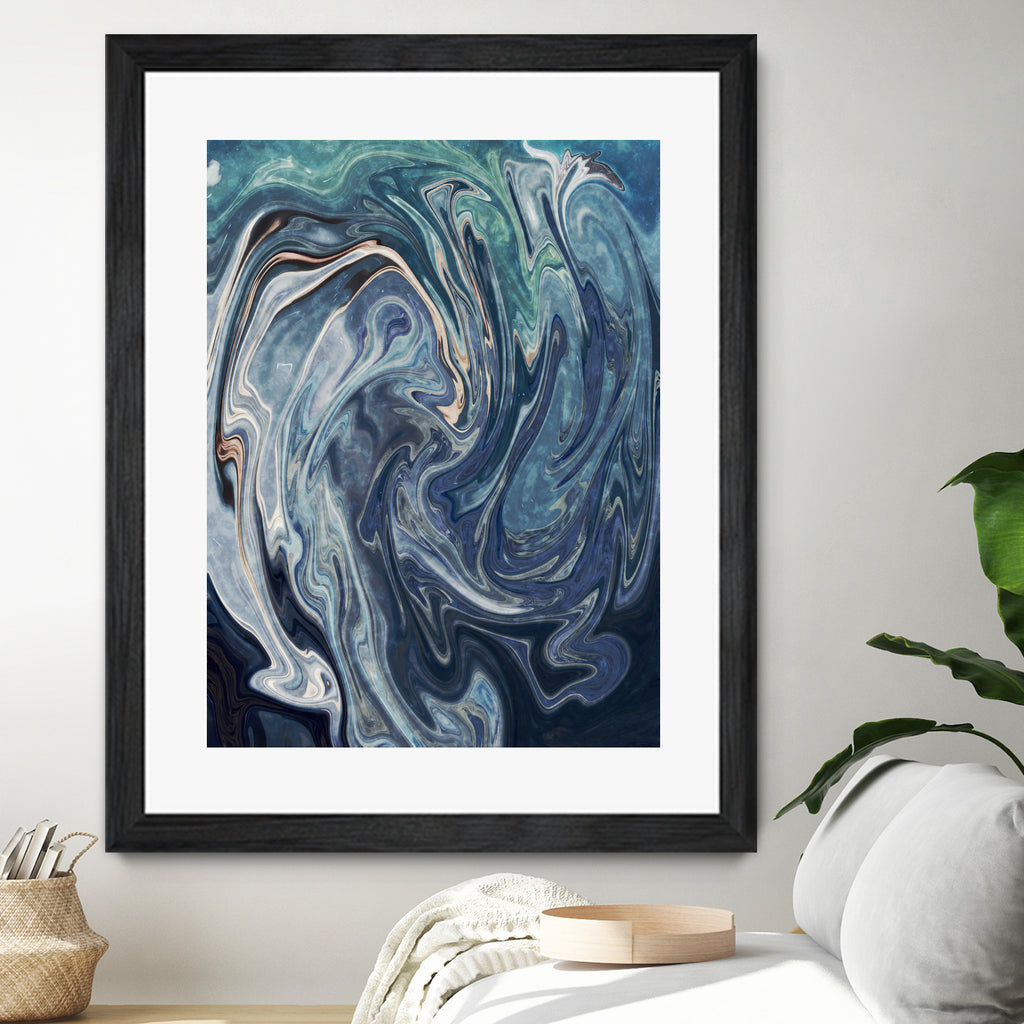 Abstract Marble Painting by Amir Faysal on GIANT ART - gray digital painting