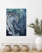 Abstract Marble Painting by Amir Faysal on GIANT ART - gray digital painting