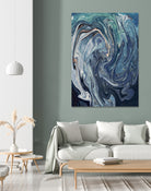 Abstract Marble Painting by Amir Faysal on GIANT ART - gray digital painting