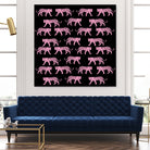 Pink Tiger by Vanka Manitarka on GIANT ART - pink digital painting