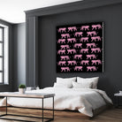 Pink Tiger by Vanka Manitarka on GIANT ART - pink digital painting