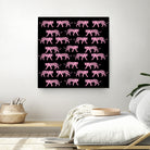 Pink Tiger by Vanka Manitarka on GIANT ART - pink digital painting