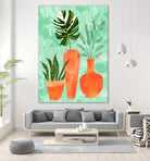 Water My Plants by Uma Gokhale on GIANT ART - green digital painting