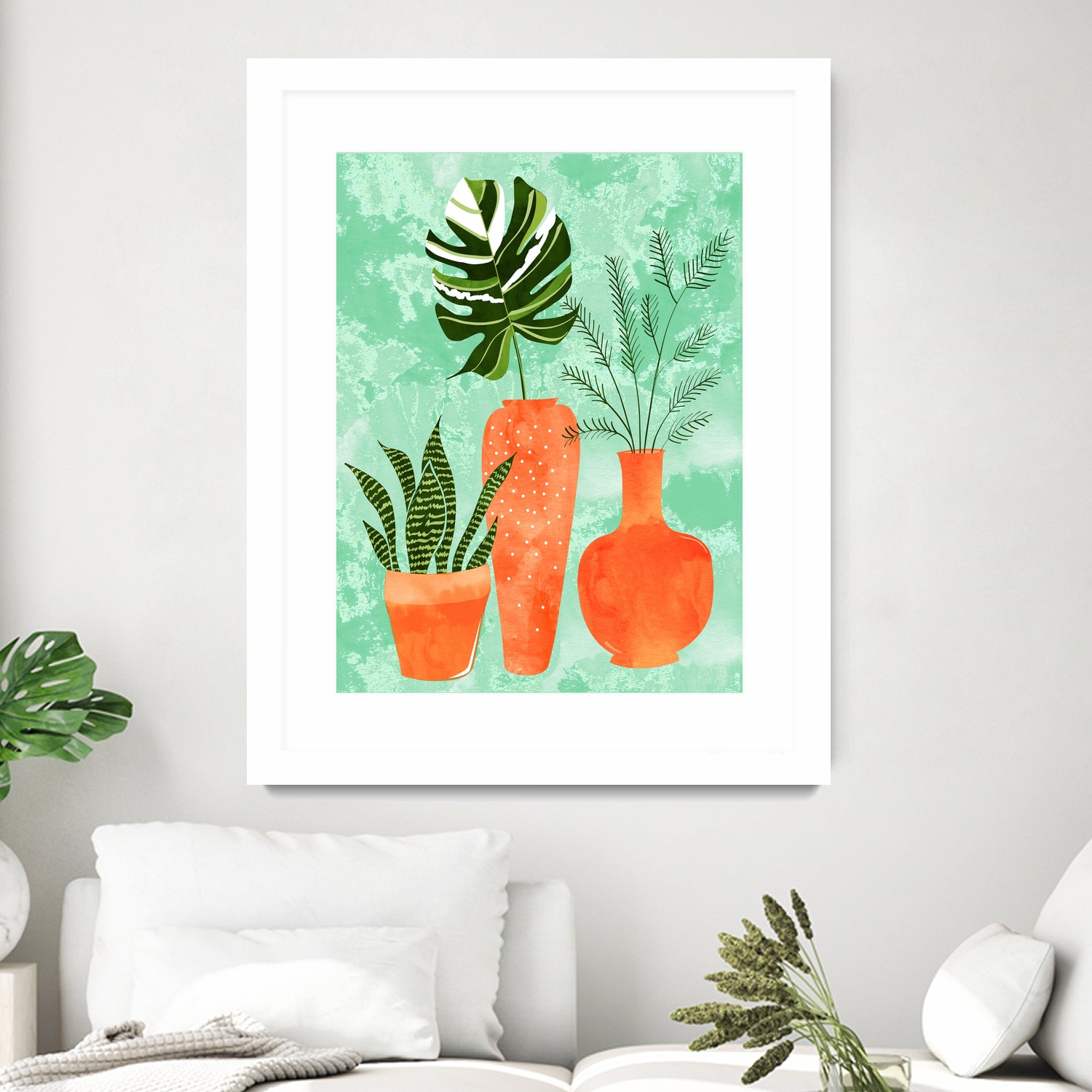 Water My Plants by Uma Gokhale on GIANT ART - green digital painting