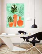 Water My Plants by Uma Gokhale on GIANT ART - green digital painting