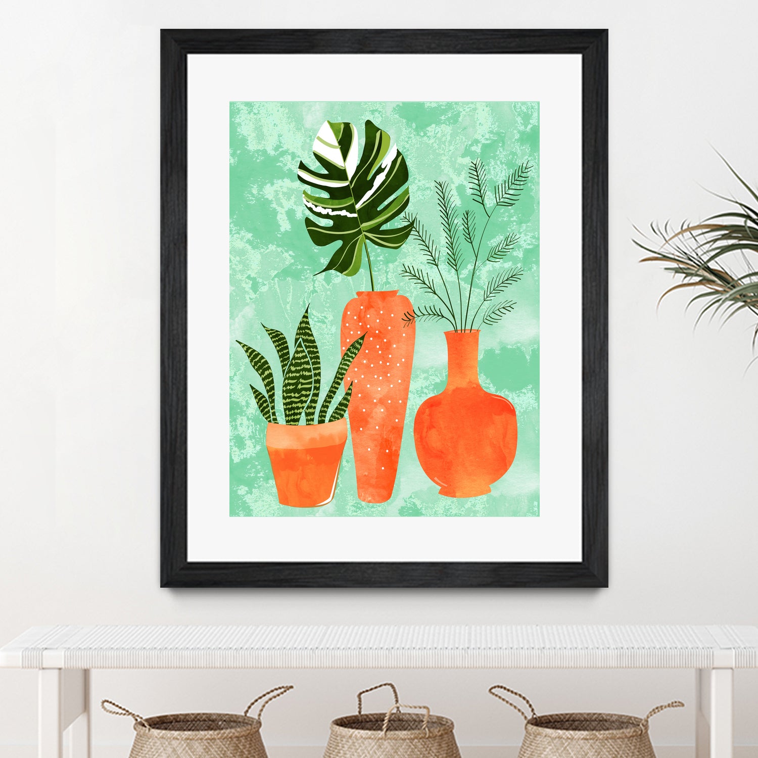 Water My Plants by Uma Gokhale on GIANT ART - green digital painting