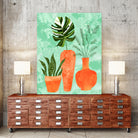 Water My Plants by Uma Gokhale on GIANT ART - green digital painting