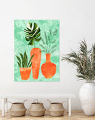 Water My Plants by Uma Gokhale on GIANT ART - green digital painting
