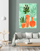 Water My Plants by Uma Gokhale on GIANT ART - green digital painting