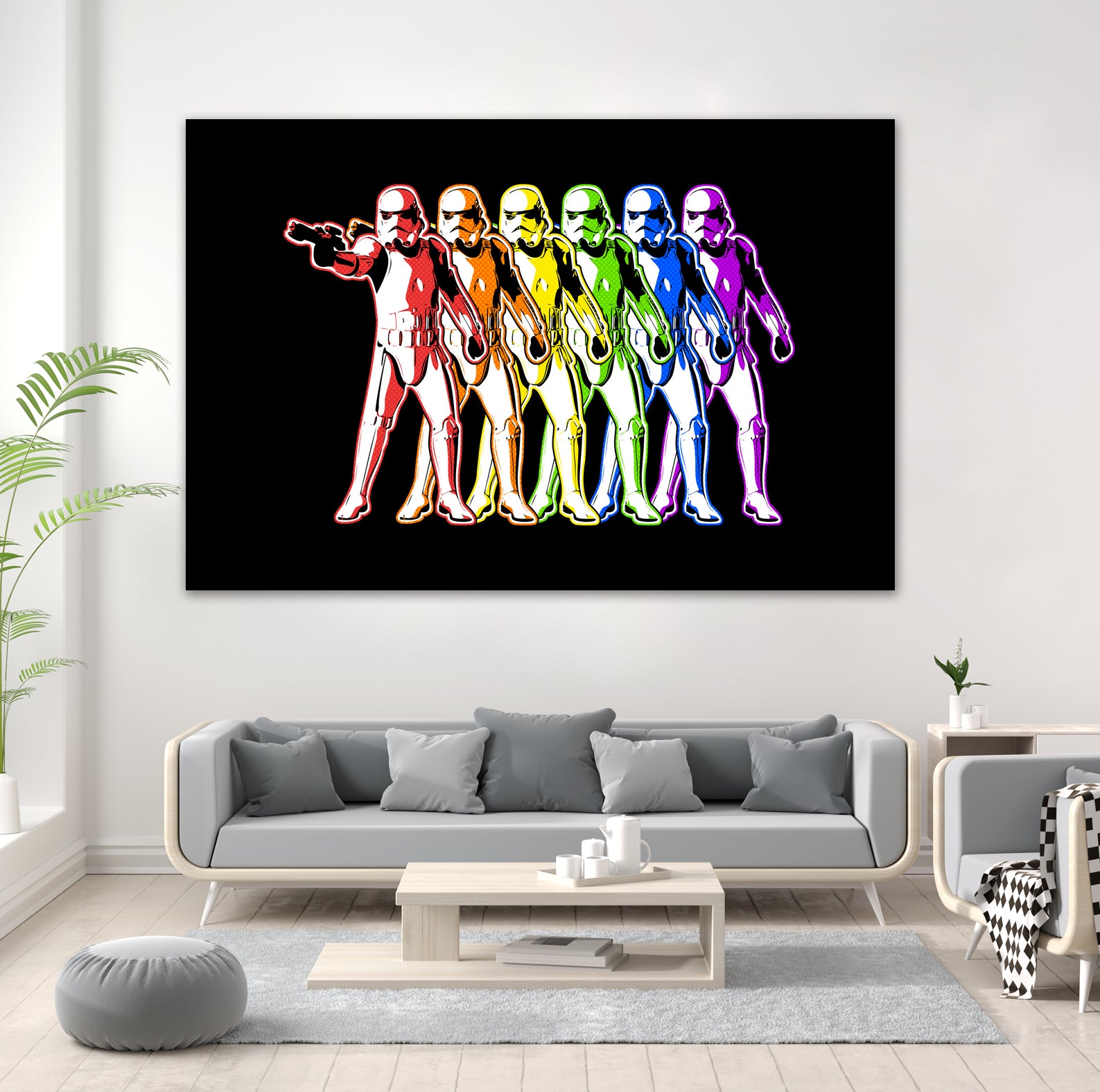 Stormtrooper | Pop Art by William Cuccio on GIANT ART - black digital painting