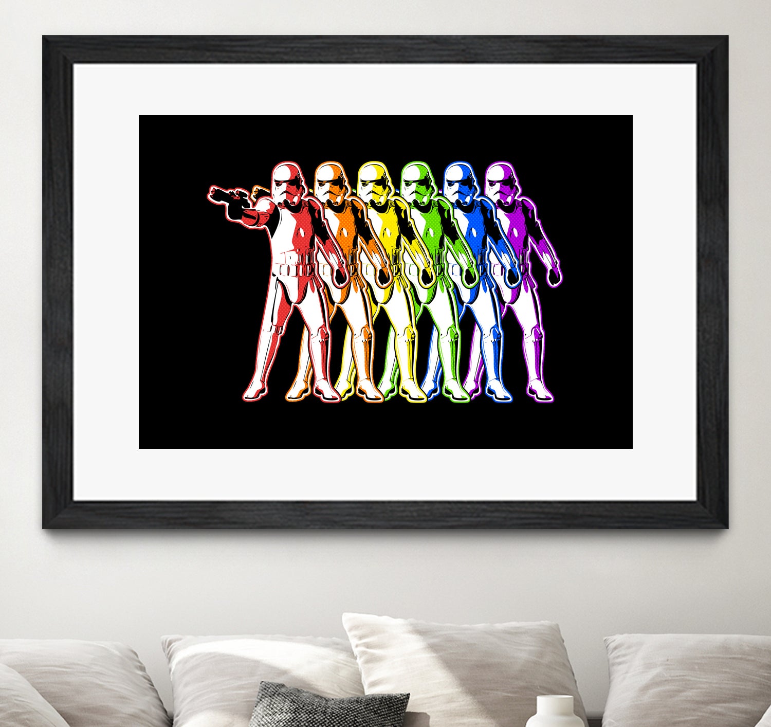 Stormtrooper | Pop Art by William Cuccio on GIANT ART - black digital painting