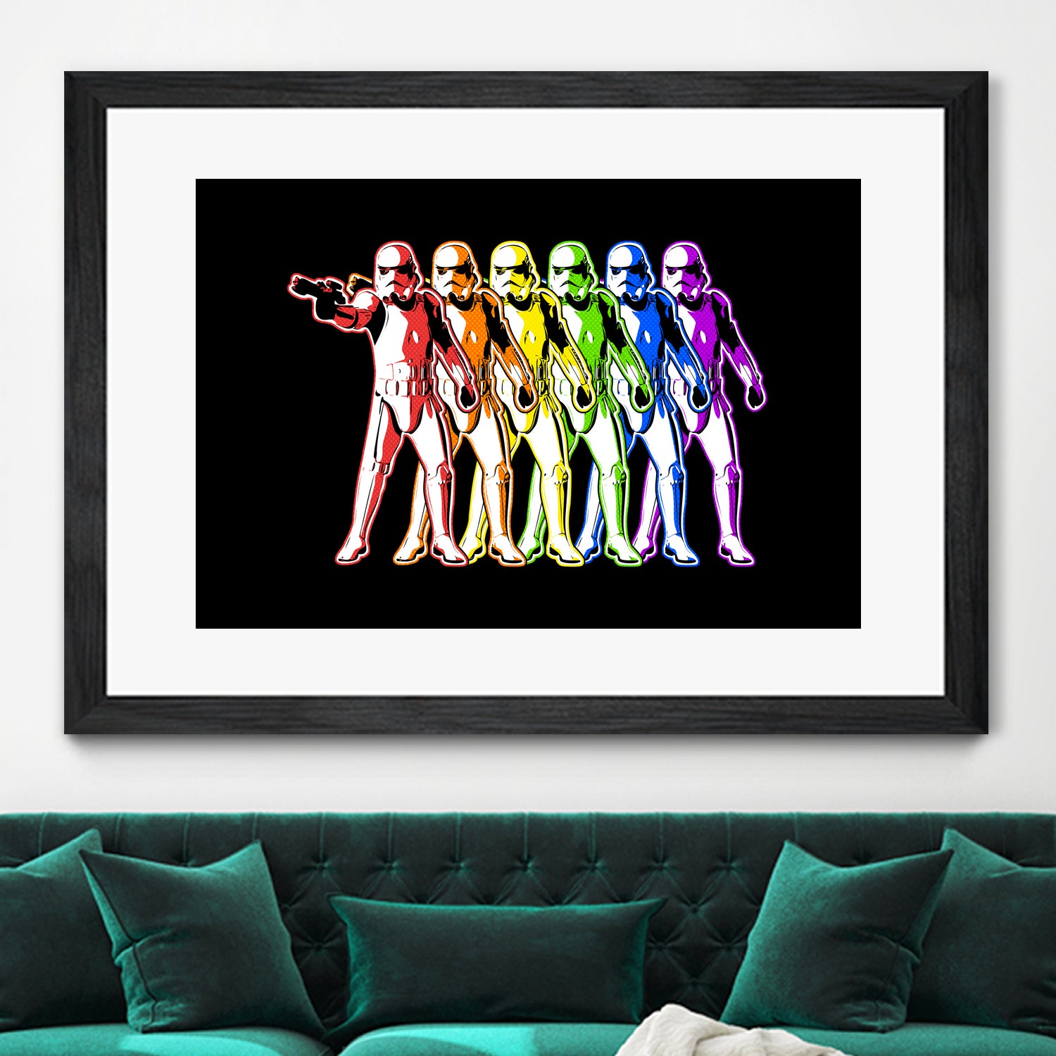 Stormtrooper | Pop Art by William Cuccio on GIANT ART - black digital painting