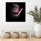 JEDICAT by JUMALI KATANI on GIANT ART - black digital painting