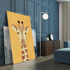 FAUNA / Giraffe by Daniel Coulmann on GIANT ART - yellow digital painting