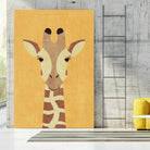 FAUNA / Giraffe by Daniel Coulmann on GIANT ART - yellow digital painting