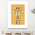 FAUNA / Giraffe by Daniel Coulmann on GIANT ART - yellow digital painting